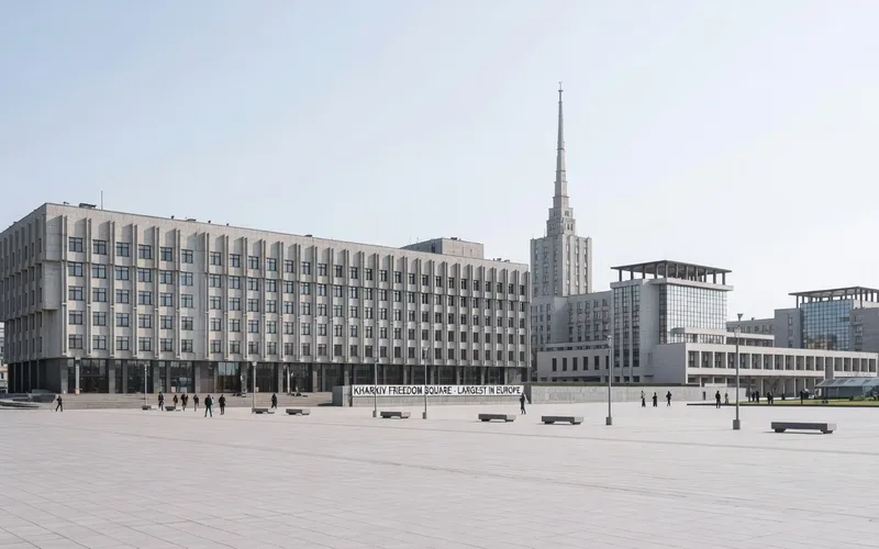 Kharkiv Freedom Square largest in Europe